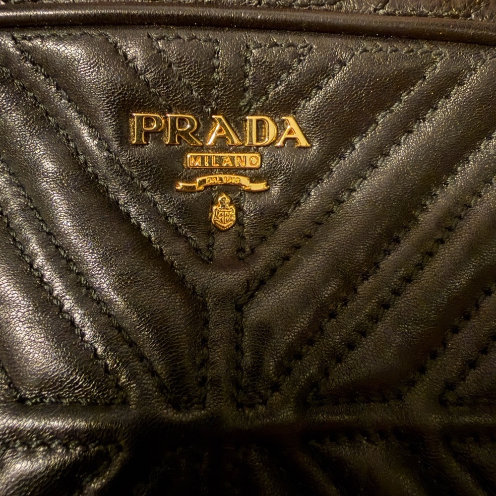 NWT Prada Soft Calf Impunture Diagramme camera bag - Picture 7 of 9